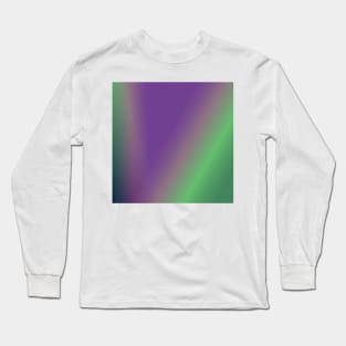 blue green purple pink texture design Long Sleeve T-Shirt